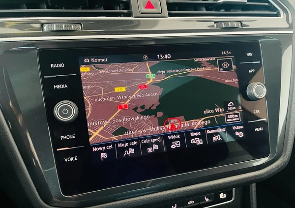 Volkswagen Tiguan cena 114900 przebieg: 84525, rok produkcji 2018 z Człopa małe 781